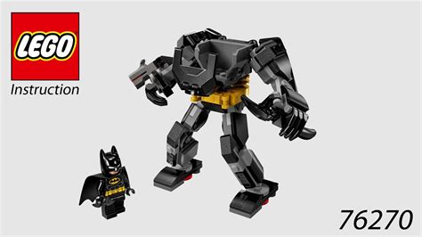 LEGO Instruction Batman 76270 Batman Mech Armour YouTube