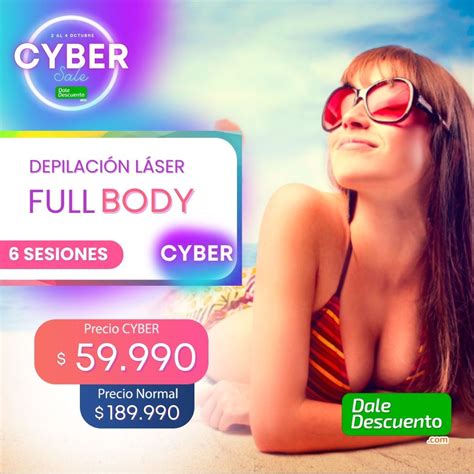 Paga 59 990 por 6 Sesiones de Depilación Láser SHR en FULL BODY CYBER