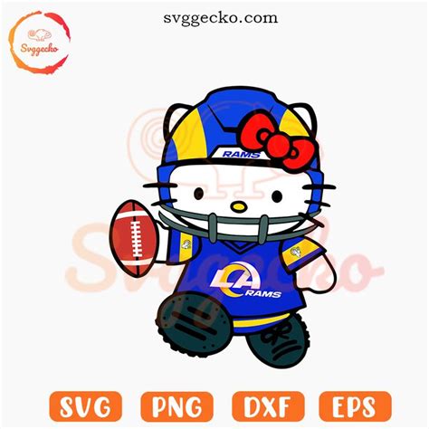 Hello Kitty Dallas Cowboys SVG, Cute Kitty Cowboys Football SVG PNG Cricut (Copy) | Hello kitty ...