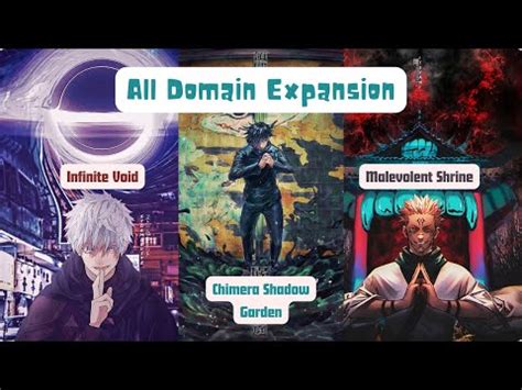 All 12 Domains Expansion On Jujutsu Kaisen Ranked From Weakest To