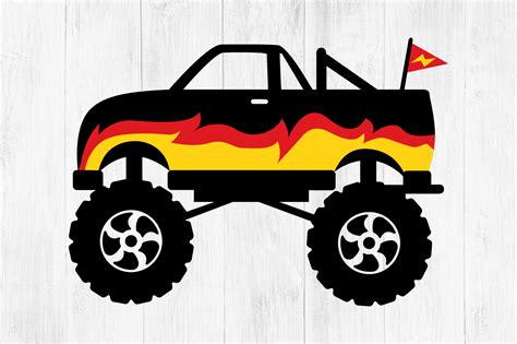 Monster Truck SVG By Twingenuity Graphics | TheHungryJPEG