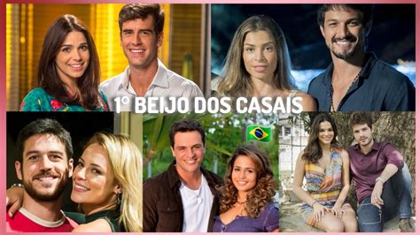 O Primeiro Beijo Dos Casais De Novelas Brasileiras Youtube