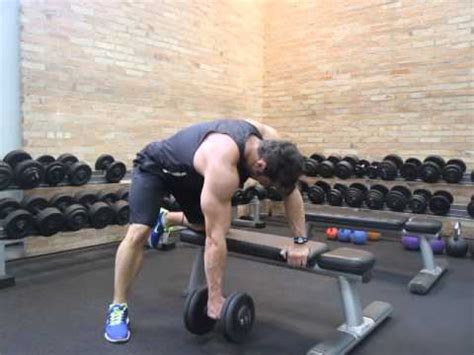 One Arm Dumbbell Row Remada Unilateral Vinicius Piffardini Youtube