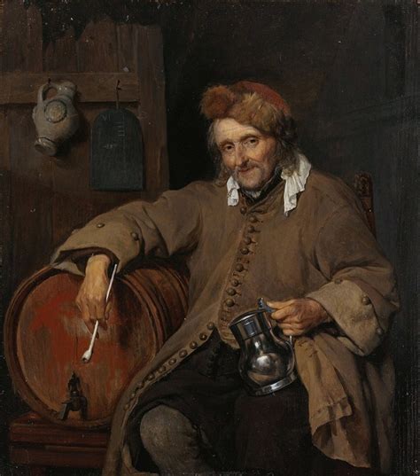 The Old Drinker By Gabriel Metsu Artvee