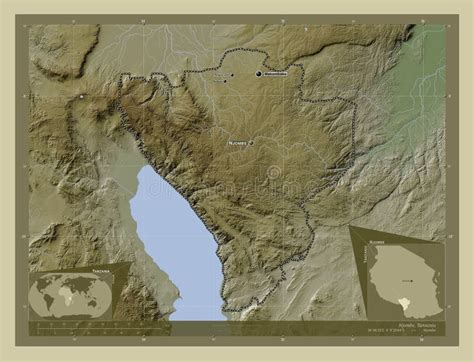 Njombe Tanzania Wiki Labelled Points Of Cities Stock Illustration