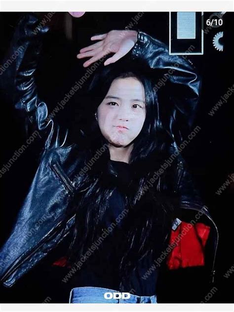 Blackpink Concert Kim Jisoo Biker Leather Jacket Jackets Junction