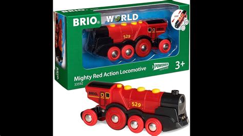 Brio World Mighty Red Action Locomotive Youtube