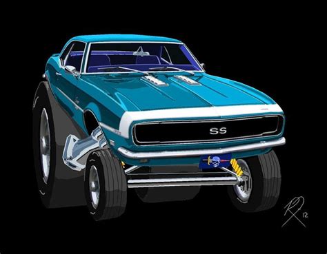 Pin By Mark Stubbington On Automotive Art Automotive Art Car Drawings Camaro