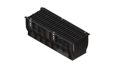 Купить: Лоток водоотводный PolyMax Basic DN300 пластиковый с решеткой ...