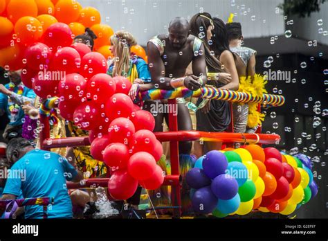 Sao Paulo Brazil Th May GAY PRIDE Revelers Take Part In The Th Annual Gay Pride
