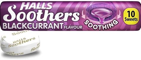 Halls Soothers Blackcurrant 45g Bars Pack Of 5 Multipack Sore