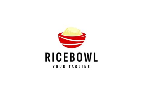 rice bowl logo vector icon illustration 24380261 Vector Art at Vecteezy