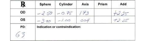 What Is The Add Number On An Eyeglass Prescription Quora