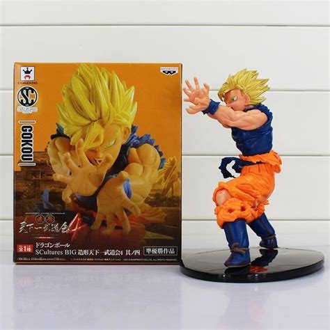 Figurine Dragonball Goku Super Saiyan 18cm M2 Cdiscount Jeux Jouets