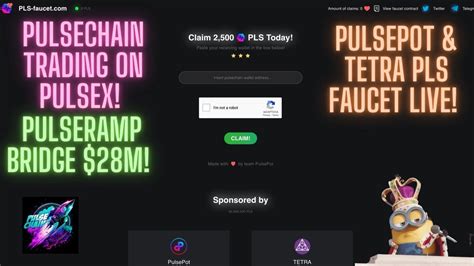 Pulsechain Trading On PulseX Pulseramp Bridge 28M PulsePot Tetra