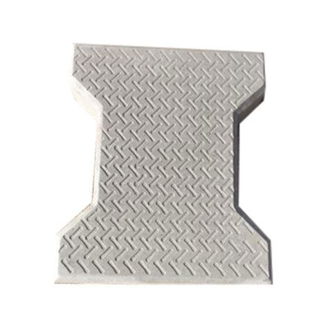 Grey Rectangular 60mm ISI MARK I Shape Cement Paver Block For Pavement