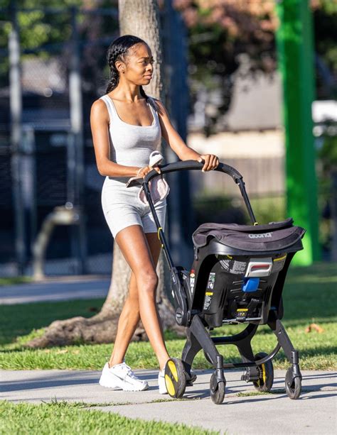 Skai Jackson Debuts Mom-Off-Duty Cool on LA Stroll – July 2025 • CelebMafia