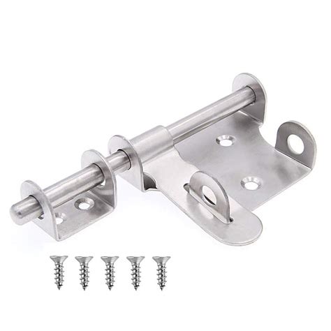 Buy DingchiSliding Bolt Gate Door Latch Lock Slide Bolt Lock 4 Inch