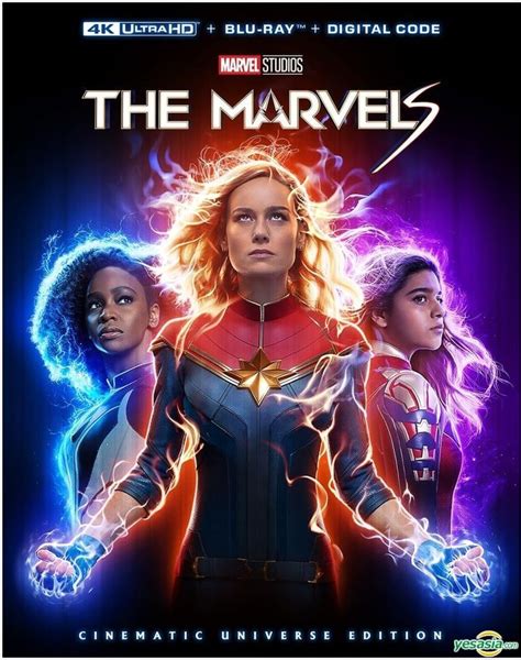 YESASIA The Marvels 2023 4K Ultra HD Blu Ray Digital Code US