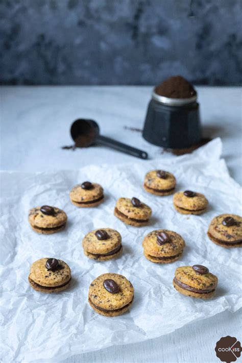 Biscotti Simil Baci Di Dama Al Caff E Cioccolato