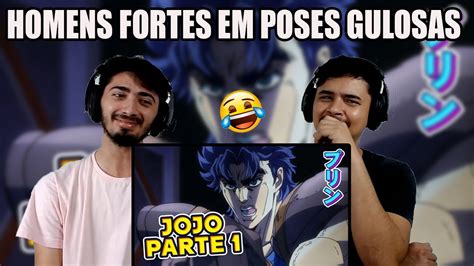 React Anime Dos Homens Fortes Em Poses Gulosas Parte Youtube