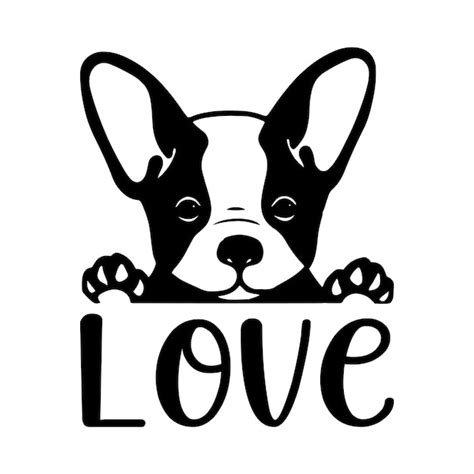 Perro Svg Diseño Vector Premium