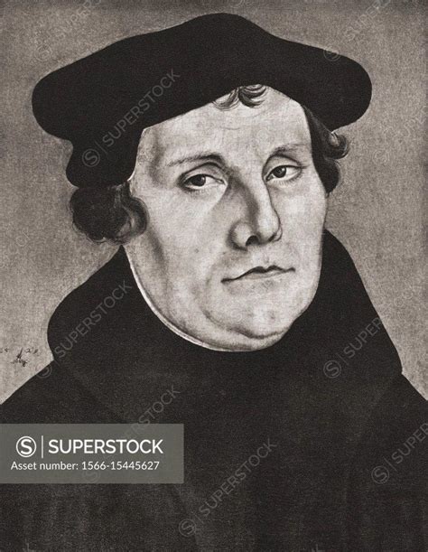 Martin Luther German Professor Of Theology Composer