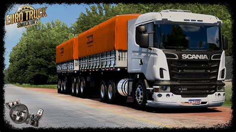 Ets2 1 42 Scania Streamline G480 Bitrem 9eixo Mapa Sul Parana Gameplay