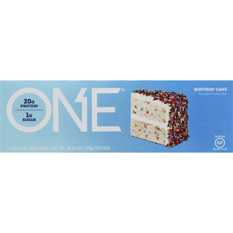 One Protein Bar Birthday Cake Flavored Each From The Vitamin