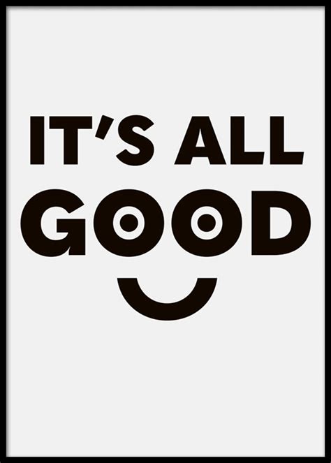 Its All Good Poster