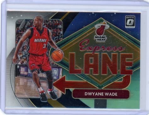 2020 21 Donruss Optic Dwayne Wade Express Lane Insert Miami Heat EBay