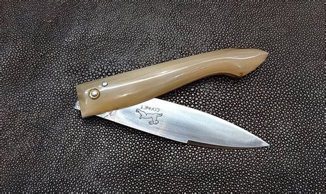 Cognet Capucin Cm Corne Blonde La Coutellerie Du Vieil Antibes