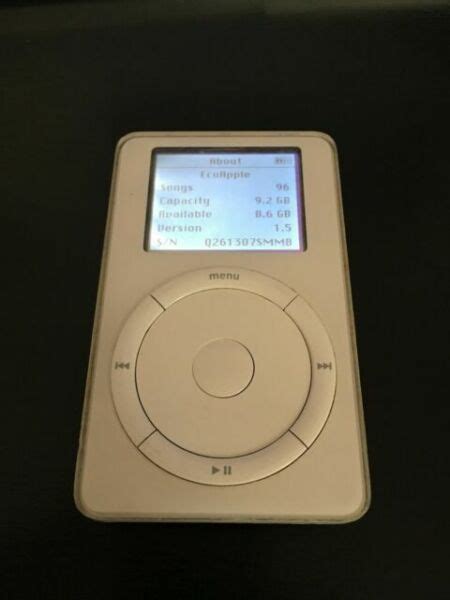 Apple Ipod Classic 2nd Gen 10 Gb White A1019 For Sale Online Ebay