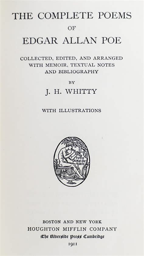 Edgar Allan Poe First Edition Poems