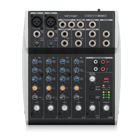 Behringer XENYX 802S Premium Analog 8 Channel Mixer With USB Streaming