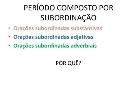 Exemplos De Período Composto