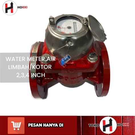 Jual Water Meter Air Limbah Inch Flange Meteran Air Limbah Inch