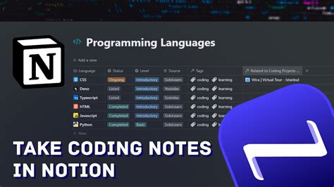 Take Coding Notes In Notion Easily Organize Topics And Quickly Find