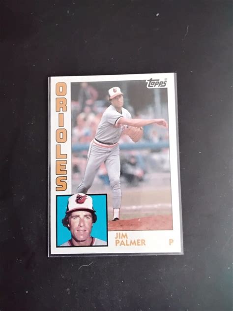 1984 Topps Jim Palmer 750 Baltimore Orioles HOF EBay