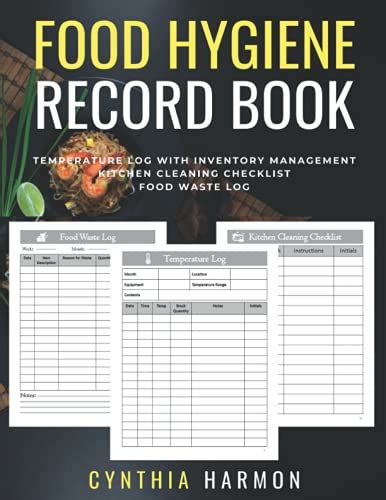 Food Hygiene Record Book Food Hygiene Temperature Record Log Book For