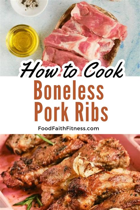 How To Cook Juicy Boneless Pork Ribs