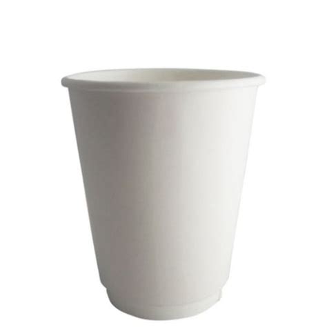 Pattersons Paper Double Wall Hot Cup Oz White Pack Of