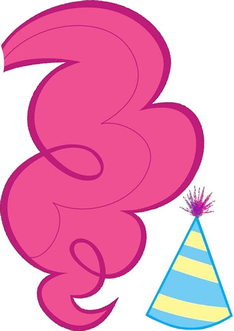 Pinkie Pie Tail My Little Pony Birthday My Little Pony Party Pinkie Pie