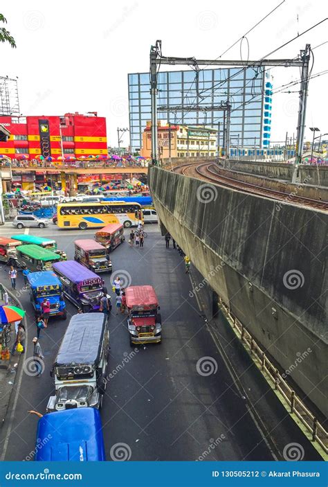 Manila Philippines July 19 2015 Taft Avenue Edsa Intersection In