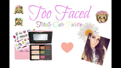 Too Faced Totally Cute Palette Review Swatches Youtube