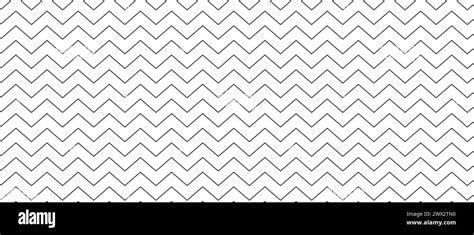 Horizontal Zigzag Lines Background With Black And White Zig Zag