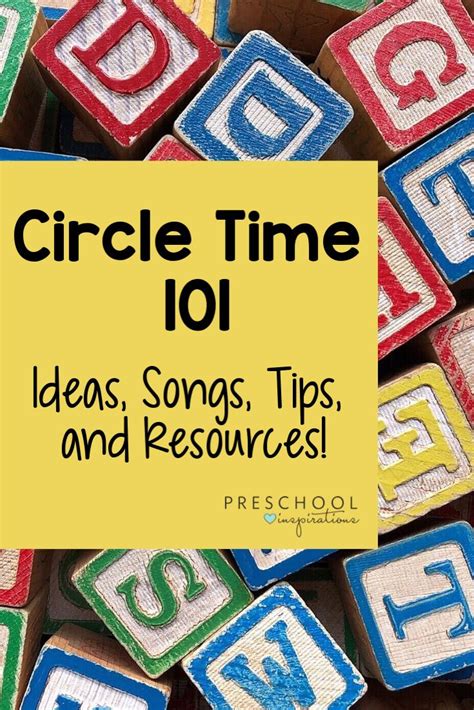 Free Circle Time Printables