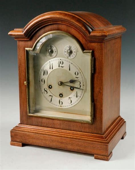 Lot Junghans Mantel Clock With Westminster Chimes