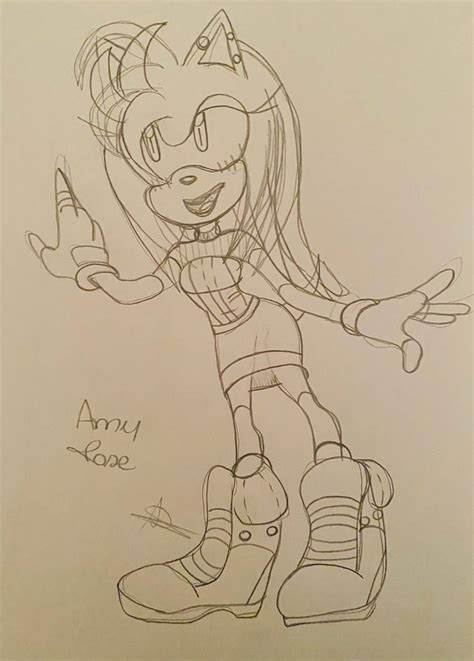 Prototype Amy Rose By Pinkiegurlz On Deviantart