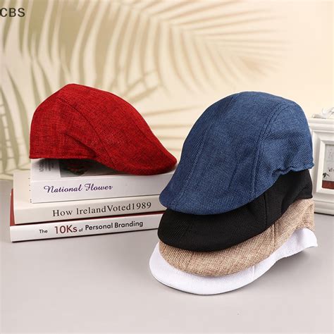 CBS 1Pc Men Berets Spring Autumn Winter British Style Beret Hat Retro ...